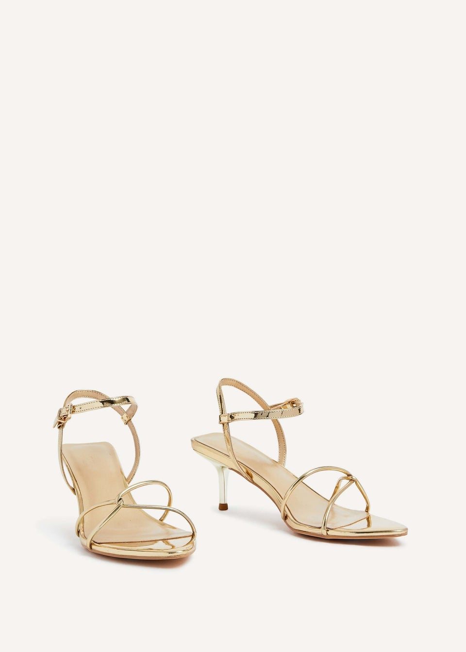 Gold chrome heels store