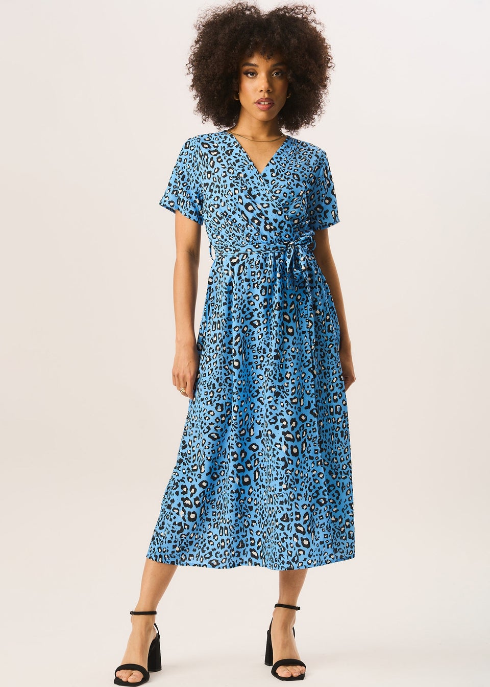 Midi wrap tea dress 2025