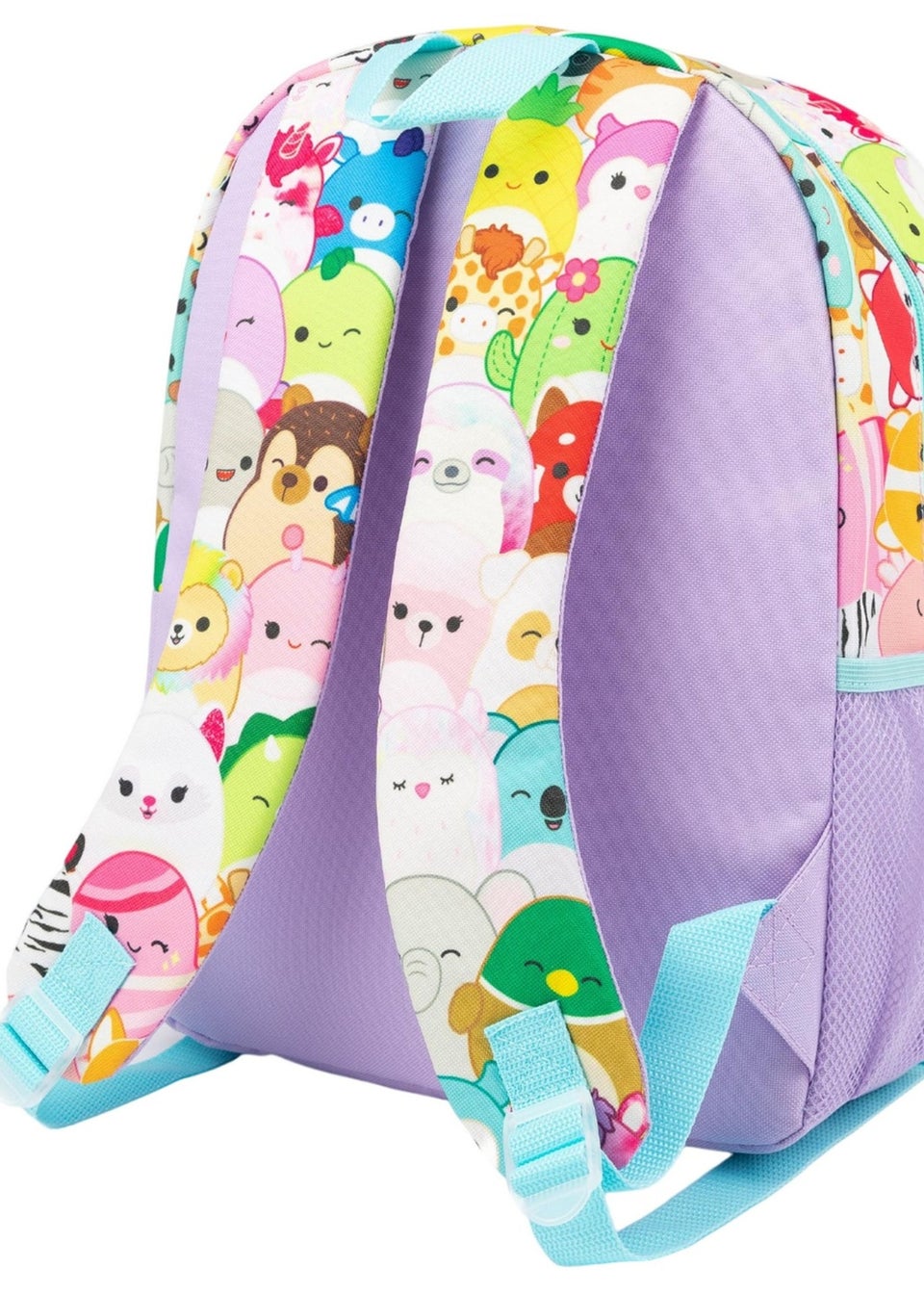 Squishmallows Purple Logo Backpack Set