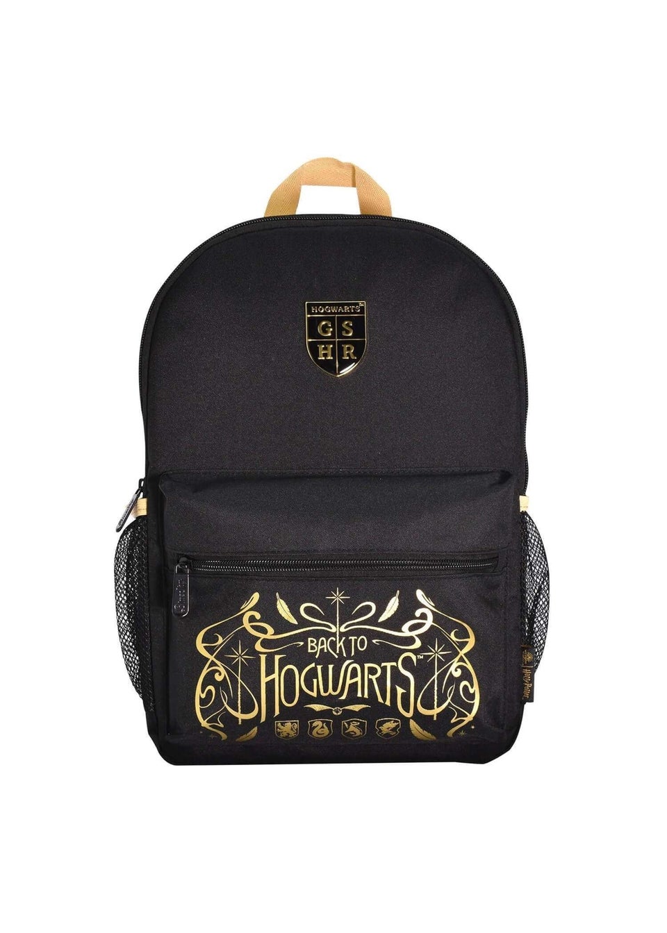 Harry Potter Black/Gold Back To Hogwarts Backpack