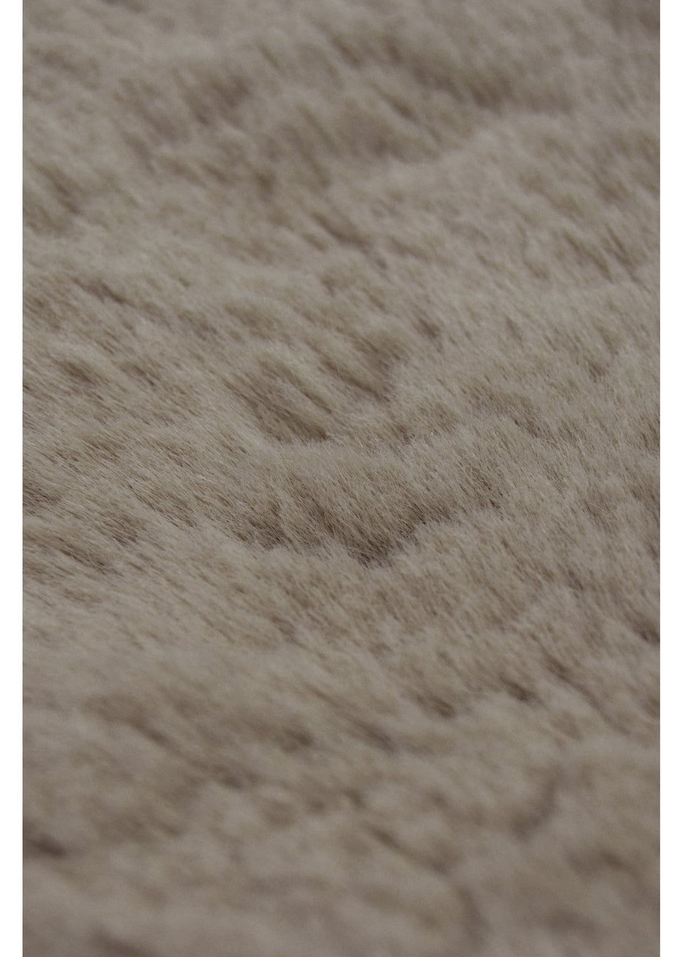 Homemaker Natural Luxury Fur Single Rug