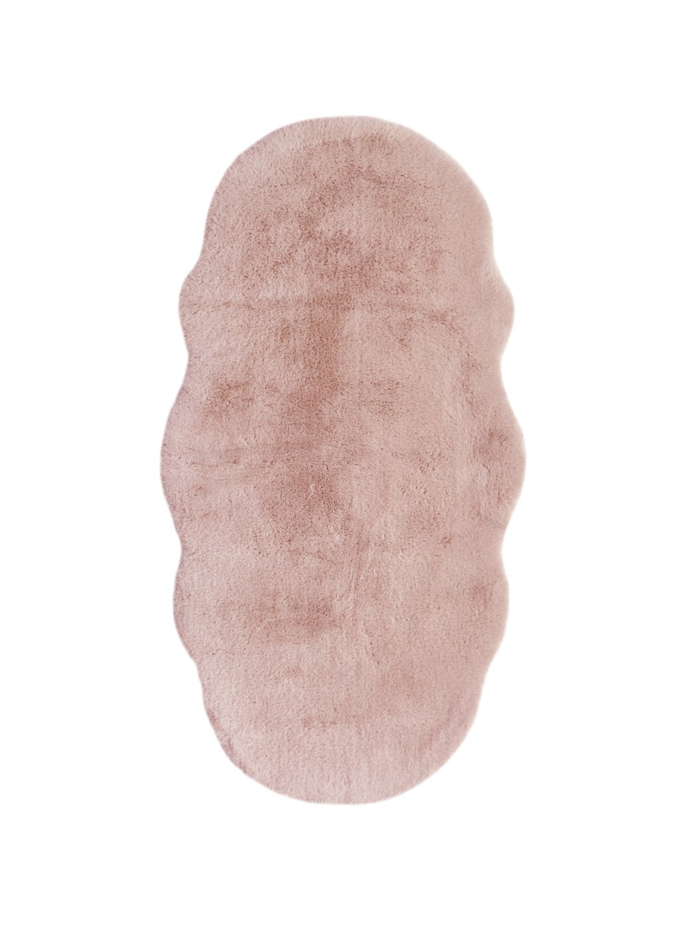 Homemaker Blush Luxury Fur Double Rug
