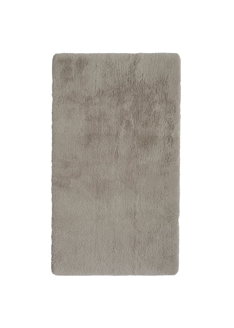 Homemaker Natural Luxury Fur Oblong Rug