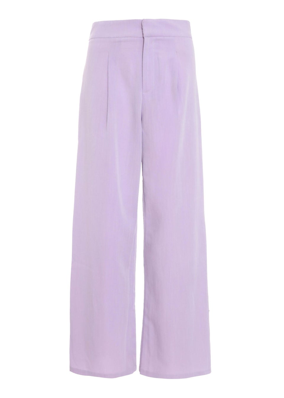 Quiz Purple Linen Palazzo Trousers