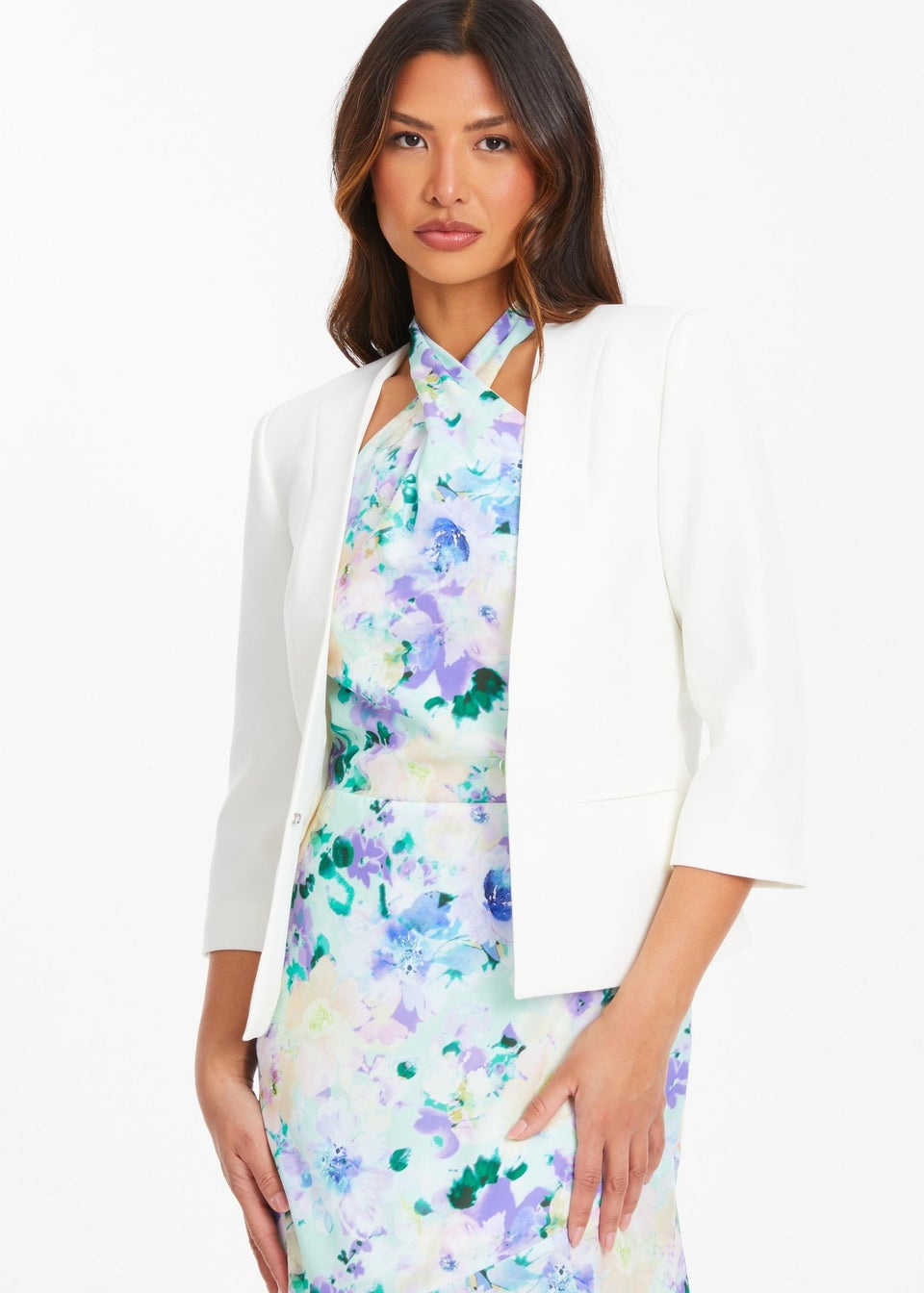Quiz white blazer new arrivals