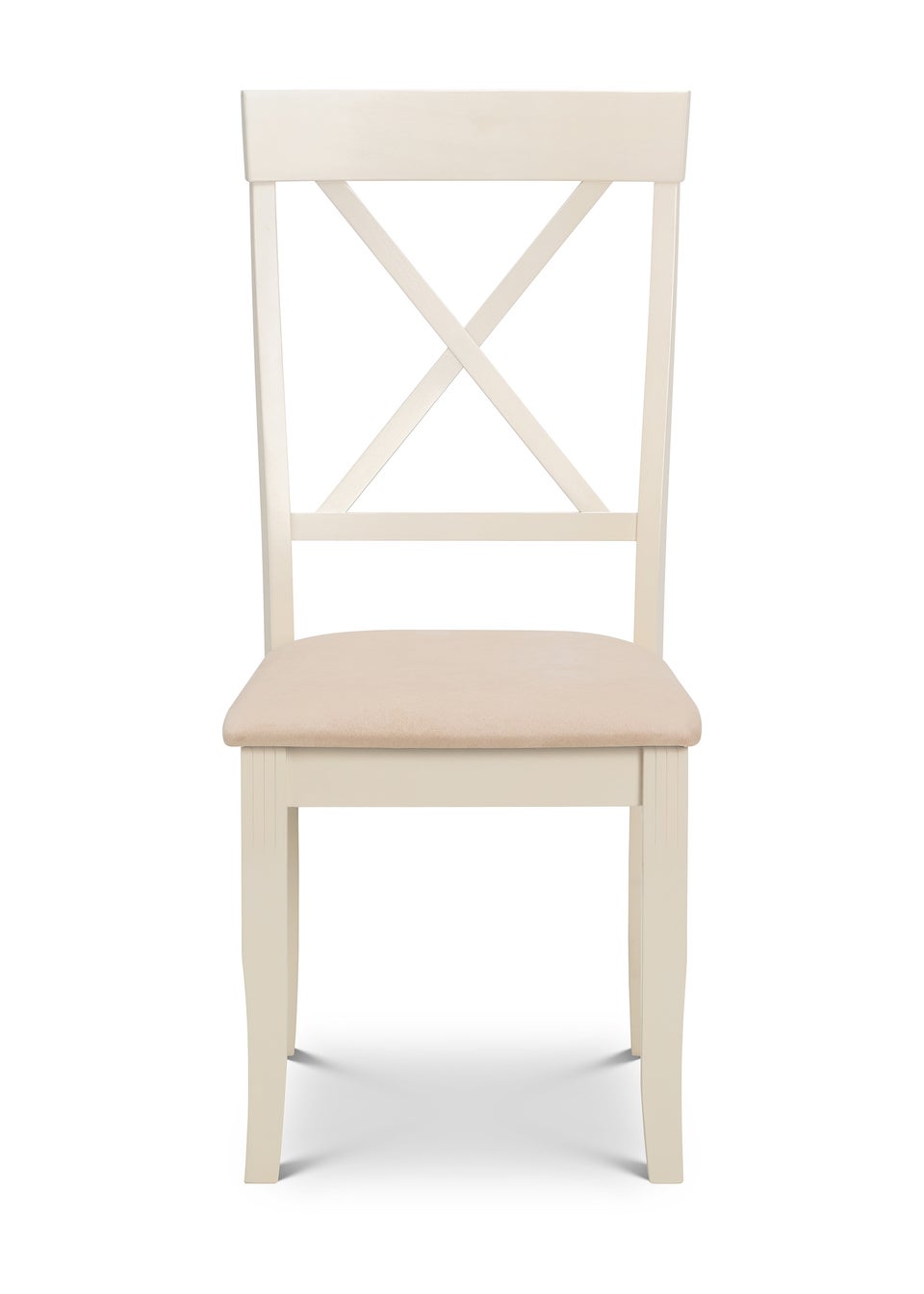 Julian Bowen Ivory Davenport Chairs Set Of 2 (96.5 x 44 x 52cm)