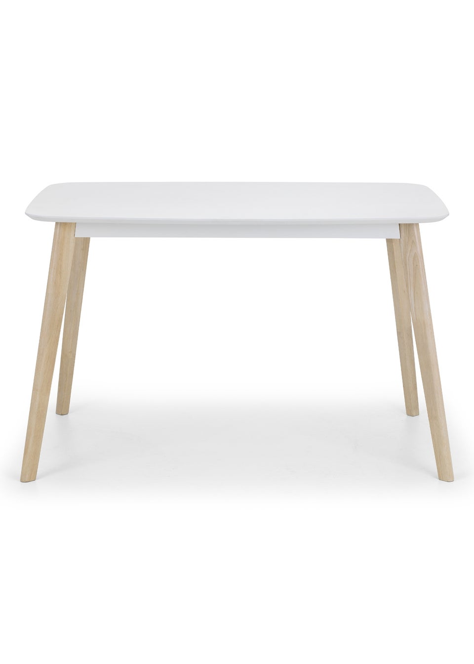 Julian Bowen Casa Rectangular Dining Table White/Oak (75 x 80 x 120cm)
