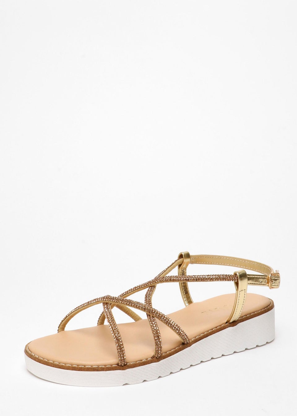 Matalan diamante sandals top