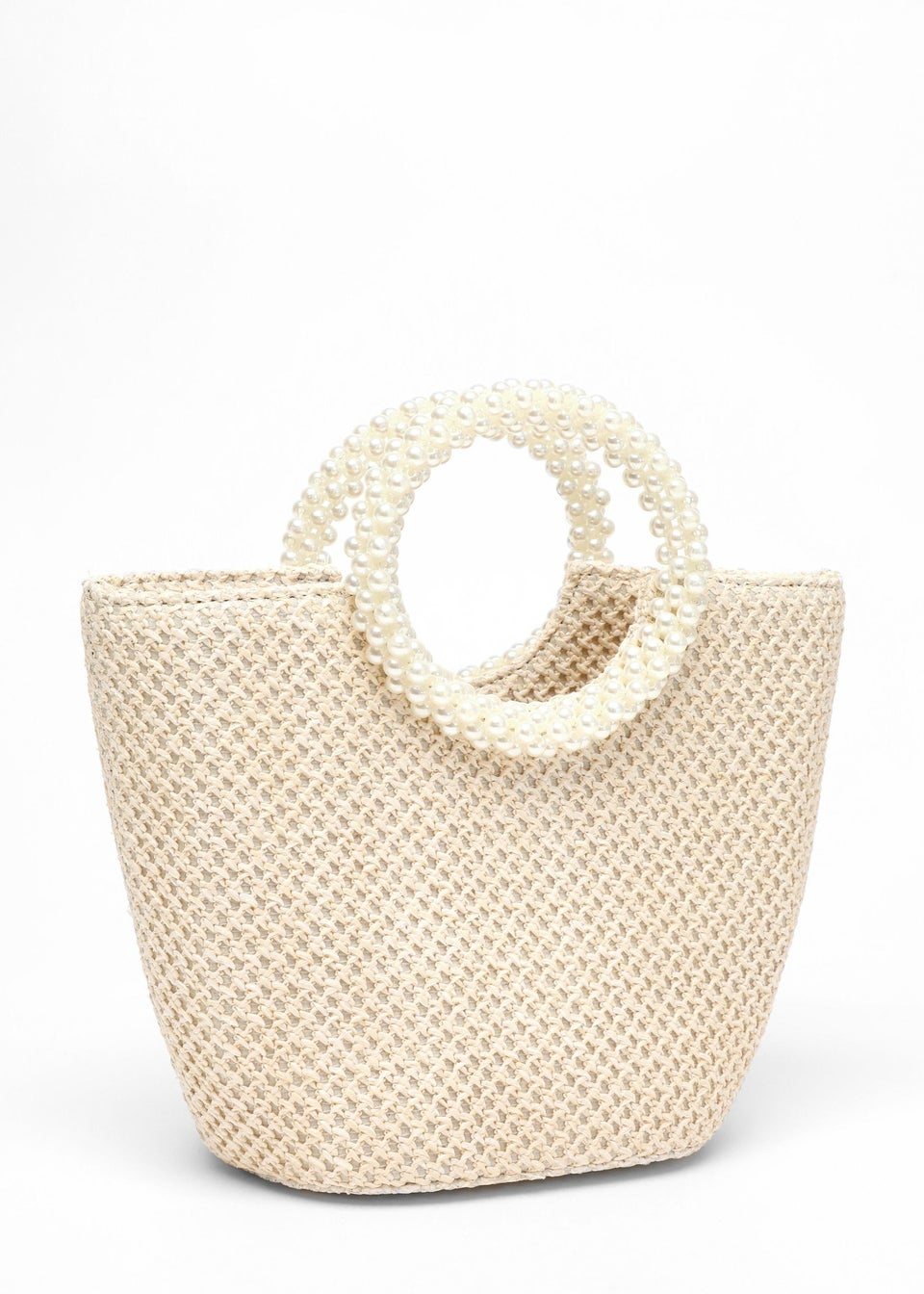Matalan round straw bag top