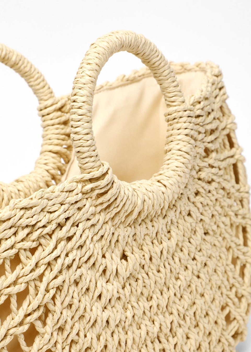 Matalan round straw bag deals