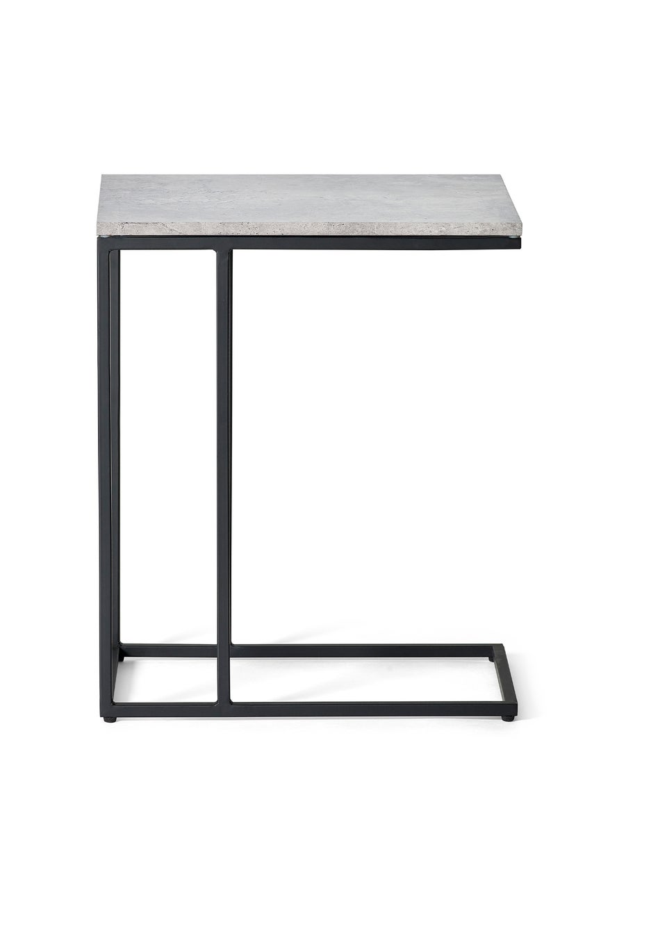 Julian Bowen Black Staten Drinks Table (60 x 30 x 50cm)