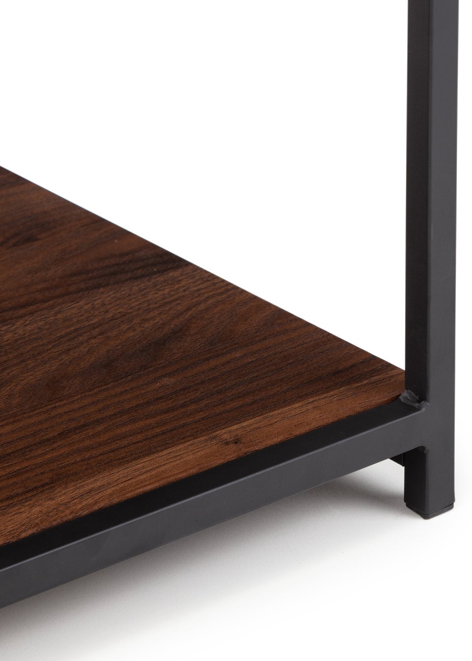 Julian Bowen Tribeca Tall Narrow Side Table Walnut (60 x 35 x 35cm)