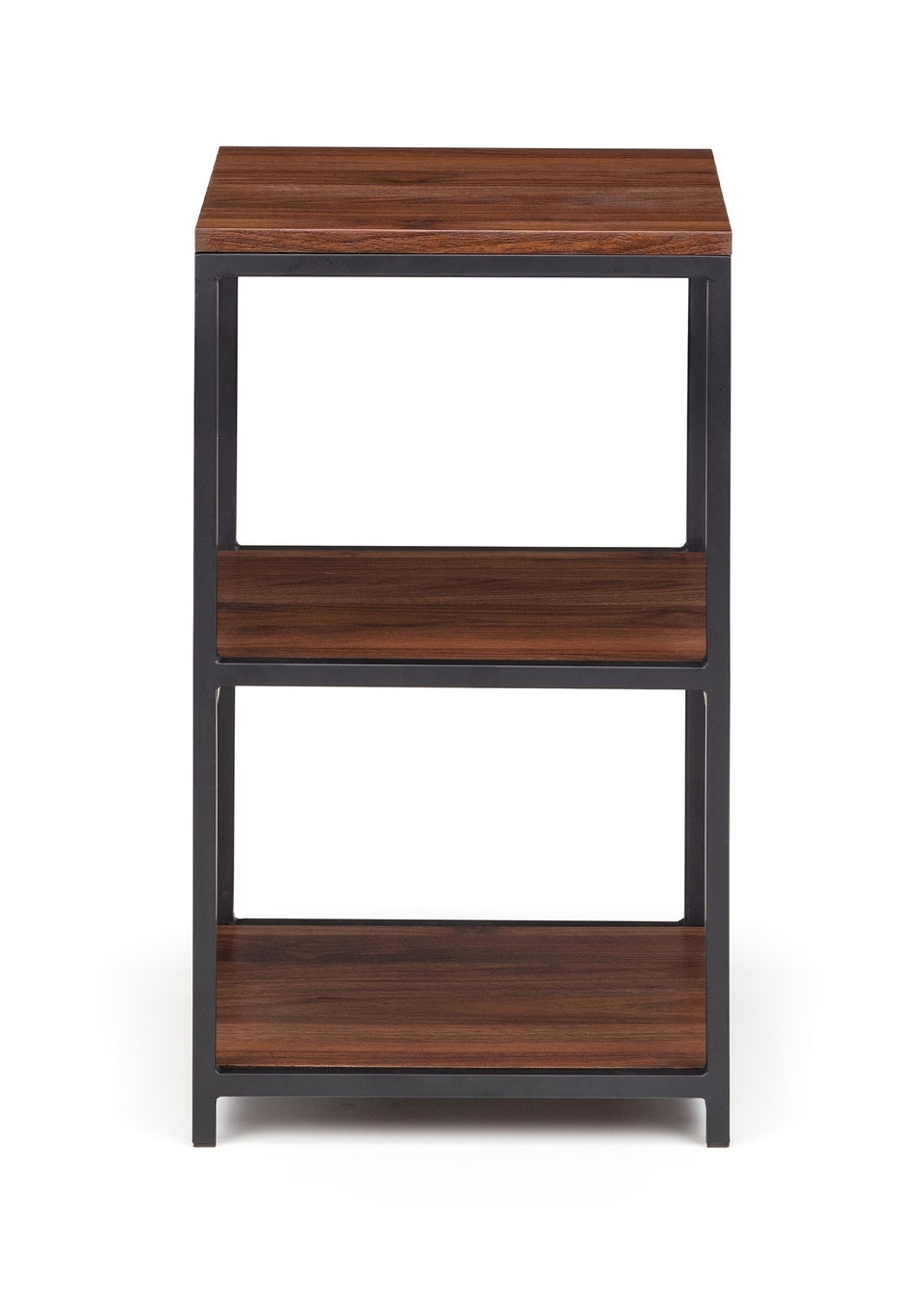 Julian Bowen Tribeca Tall Narrow Side Table Walnut (60 x 35 x 35cm)