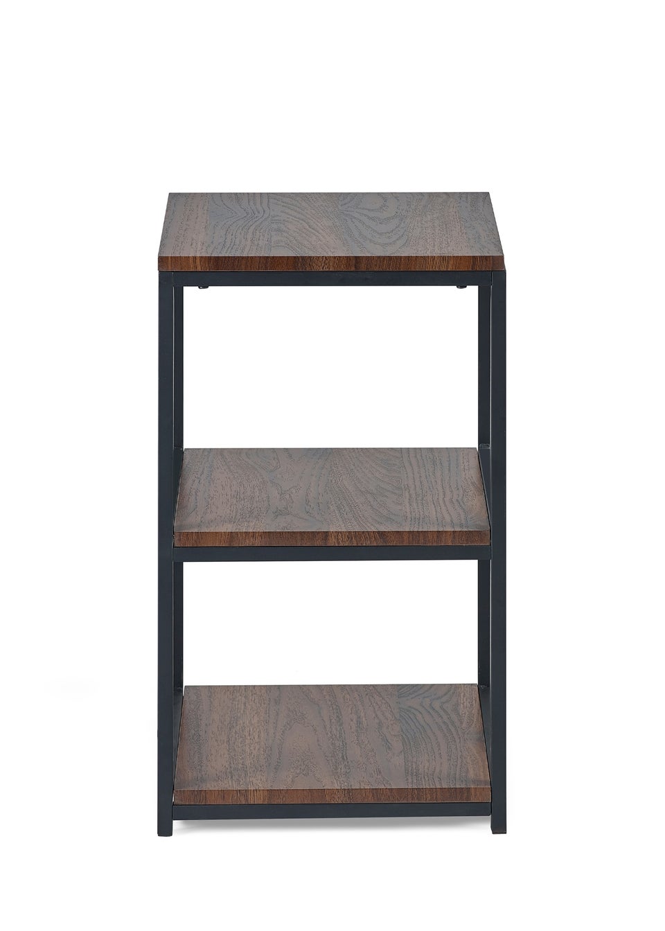 Julian Bowen Tribeca Tall Narrow Side Table Walnut (60 x 35 x 35cm)