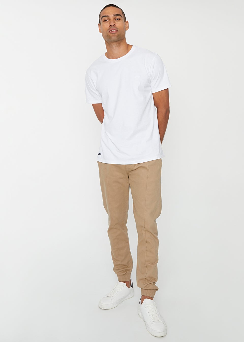 Cuffed casual trousers online