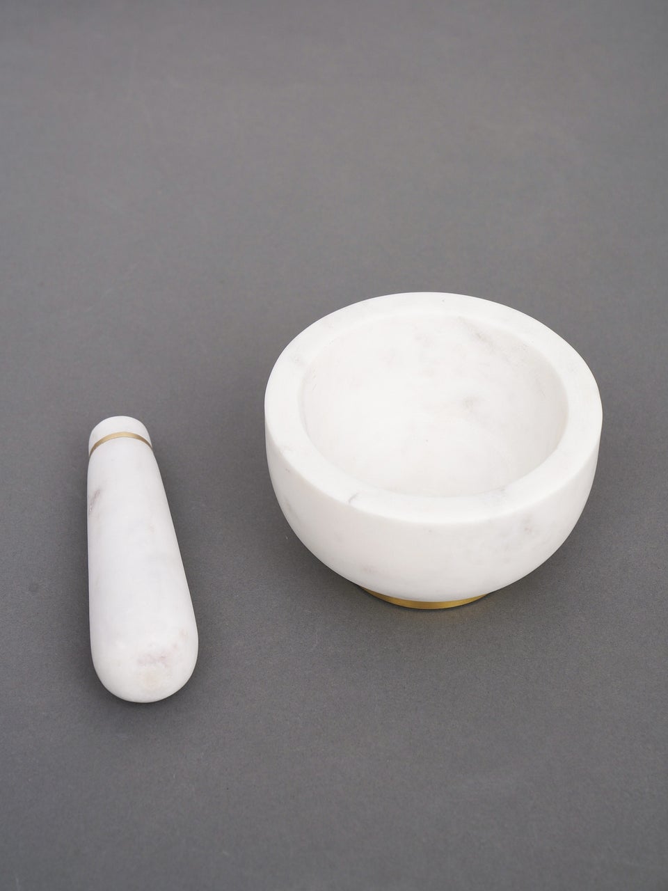 White Marble Mortar And Pestle