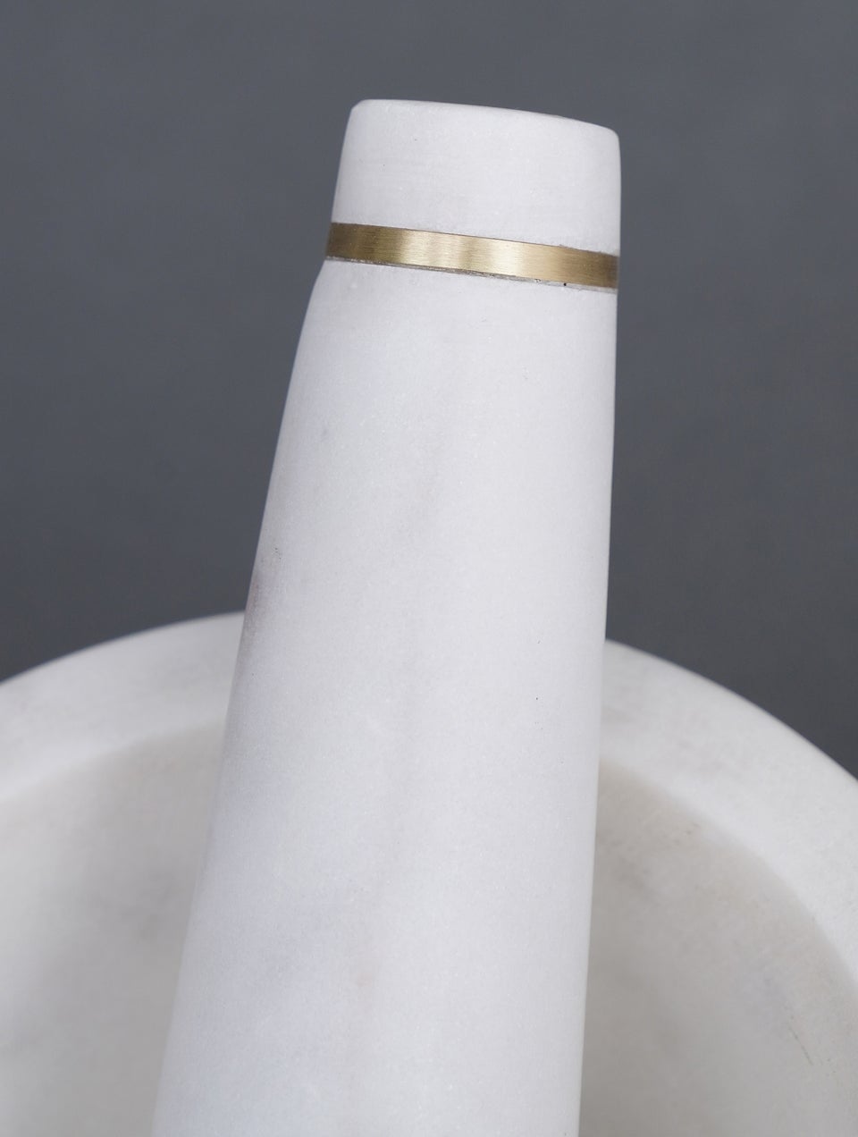 White Marble Mortar And Pestle