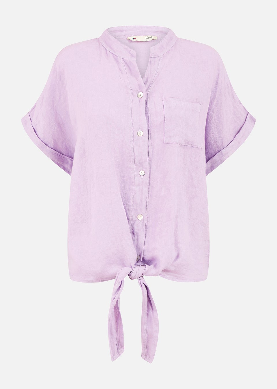 Yumi Lilac Italian Linen Shirt