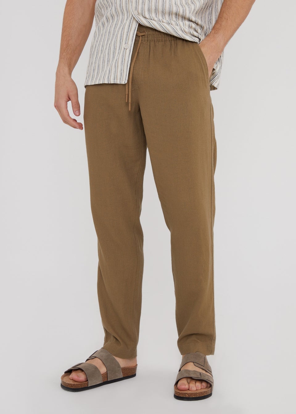 Men s Linen Trousers Matalan