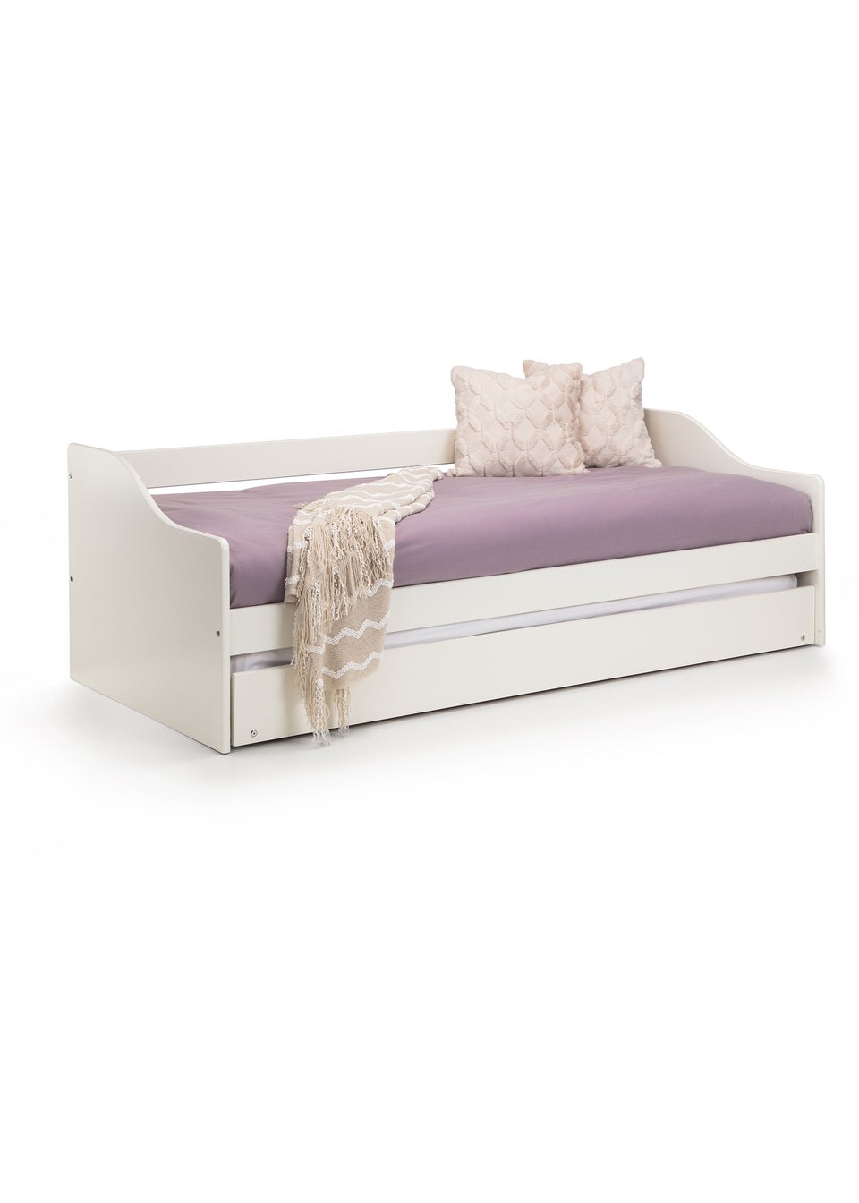 Julian Bowen White Elba Daybed (66 x 97 x 194.5cm)