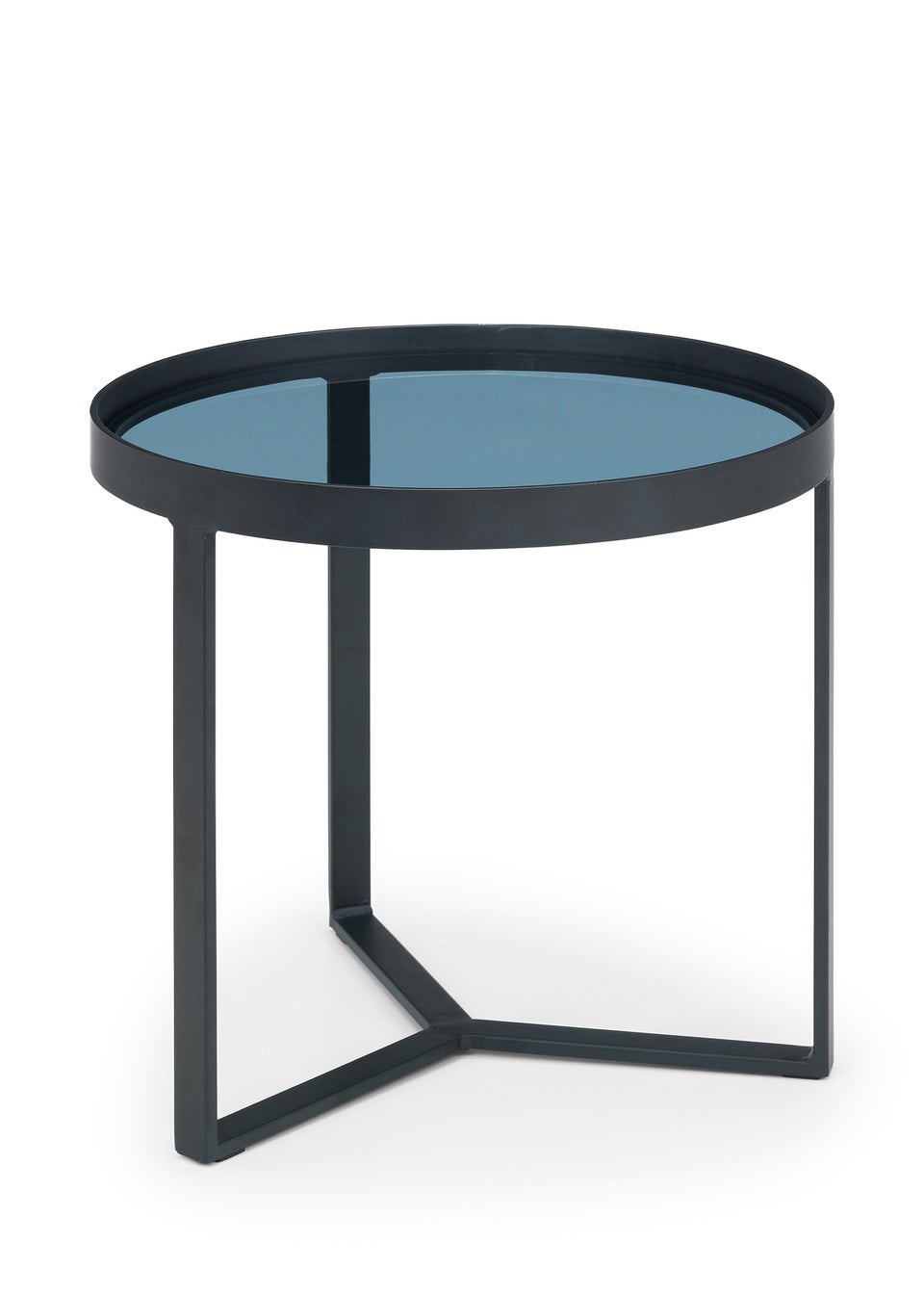 Julian Bowen Black Loft Lamp Table (45 x 50 x 50cm)