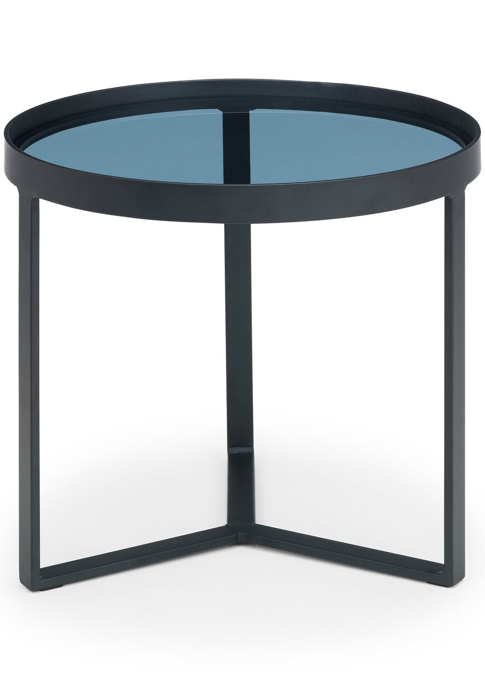 Julian Bowen Black Loft Lamp Table (45 x 50 x 50cm)