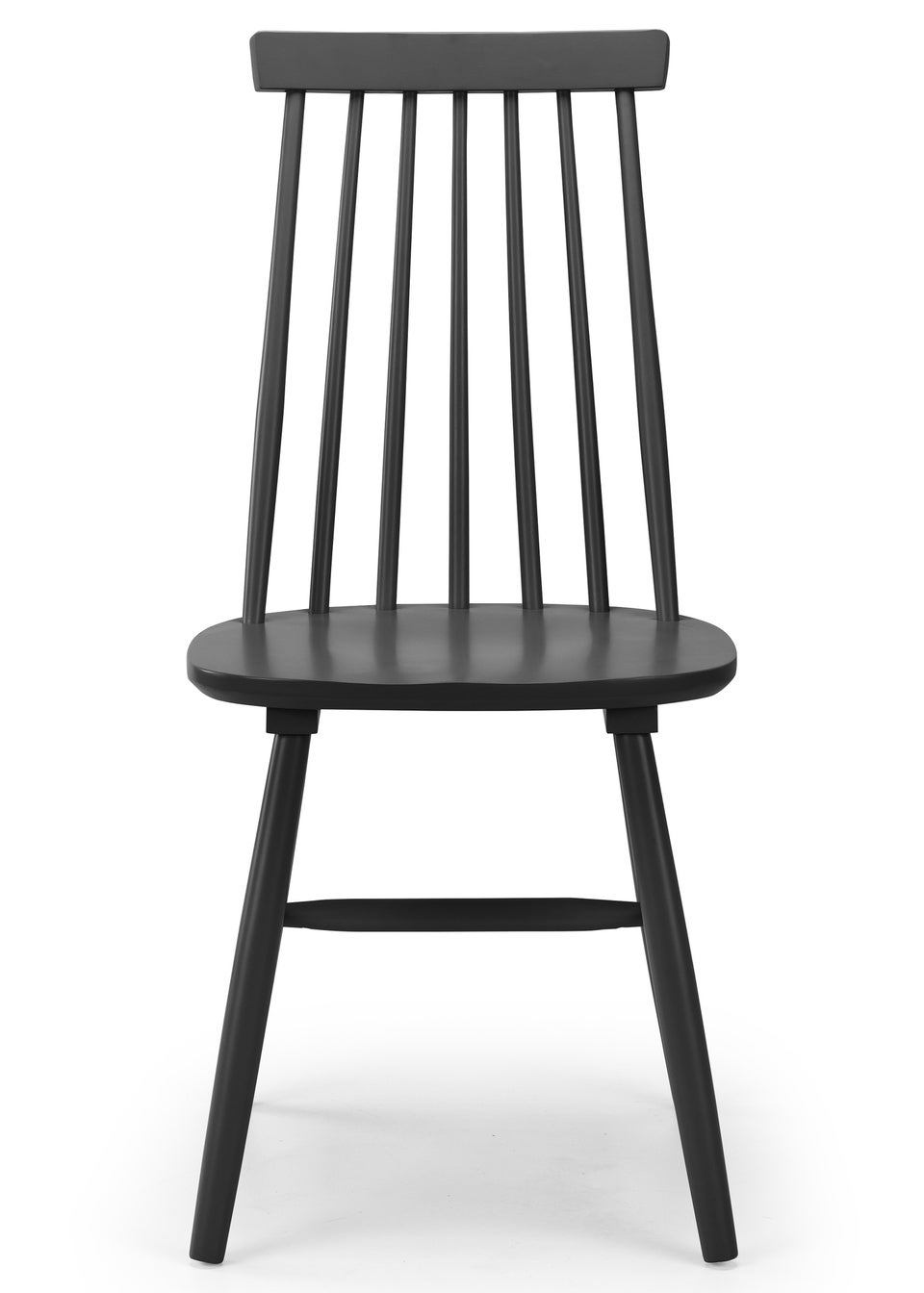 Julian Bowen Black Spindle Back Dining Chairs Set of 2 (92.5 x 44 x 53cm)