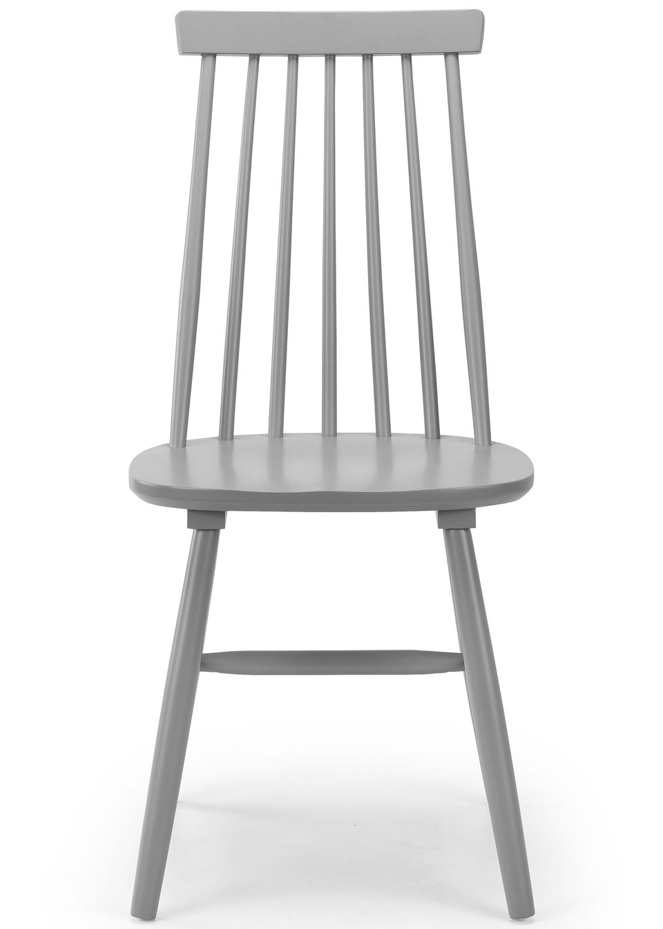 Julian Bowen Grey Spindle Back Dining Chairs Set of 2  (92.5 x 44 x 53cm)