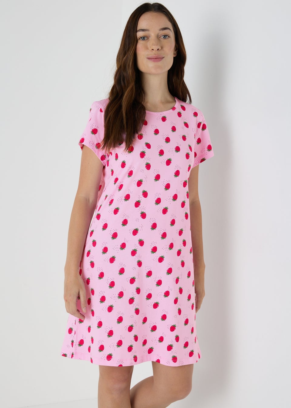 Pink Strawberry Nightie Matalan