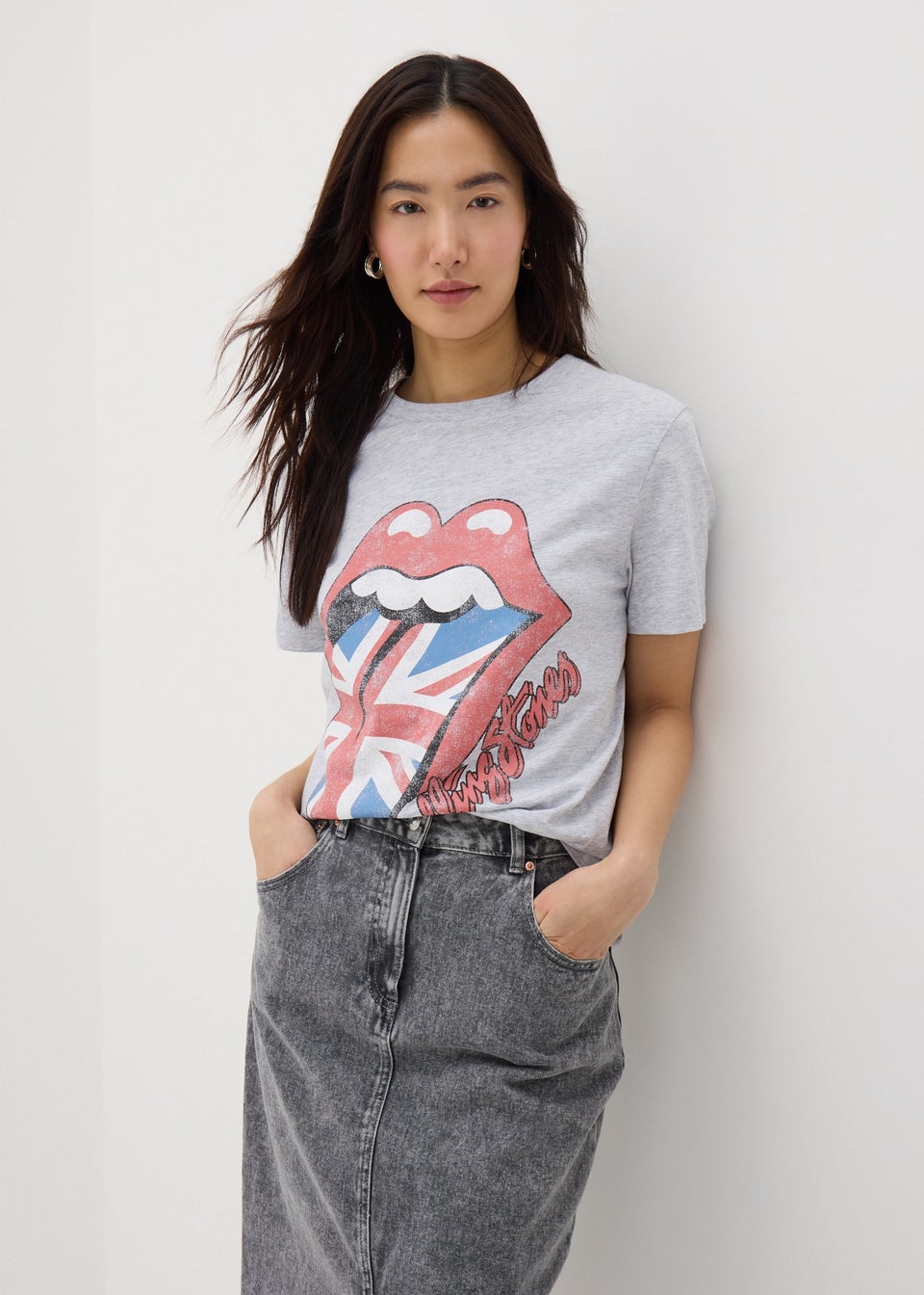 Rolling Stones Grey Band T-Shirt