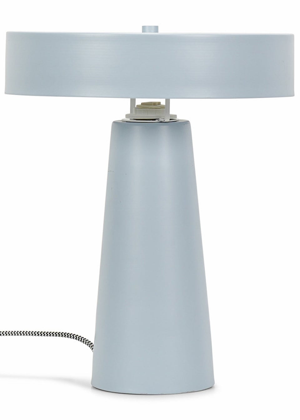 ValueLights Remi Blue Metal Table Lamp (31cm x 25cm x 25cm)