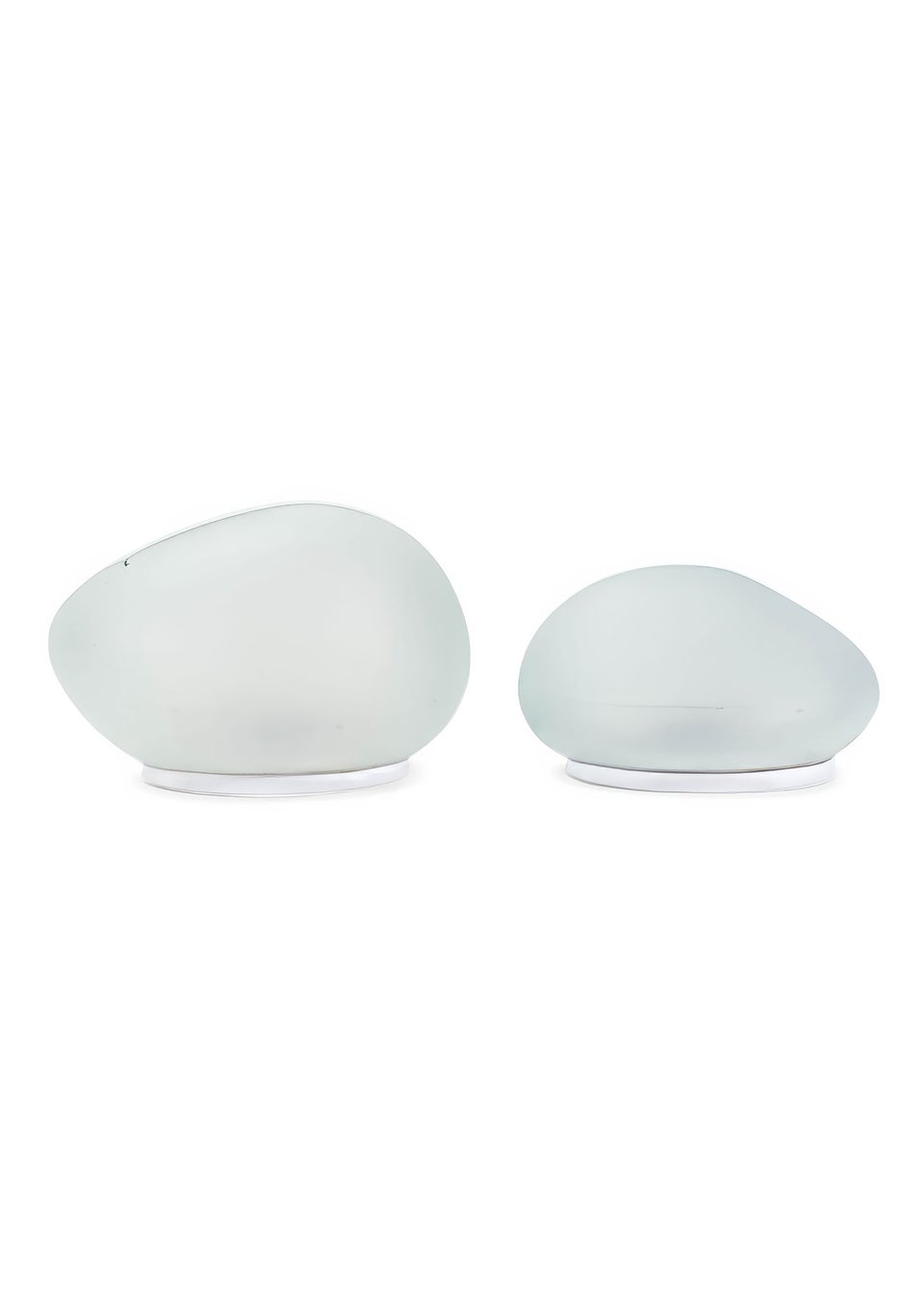 ValueLights Pebble Solar Lights Set of 2 (10.9cm x 12.5cm x 16.7cm)