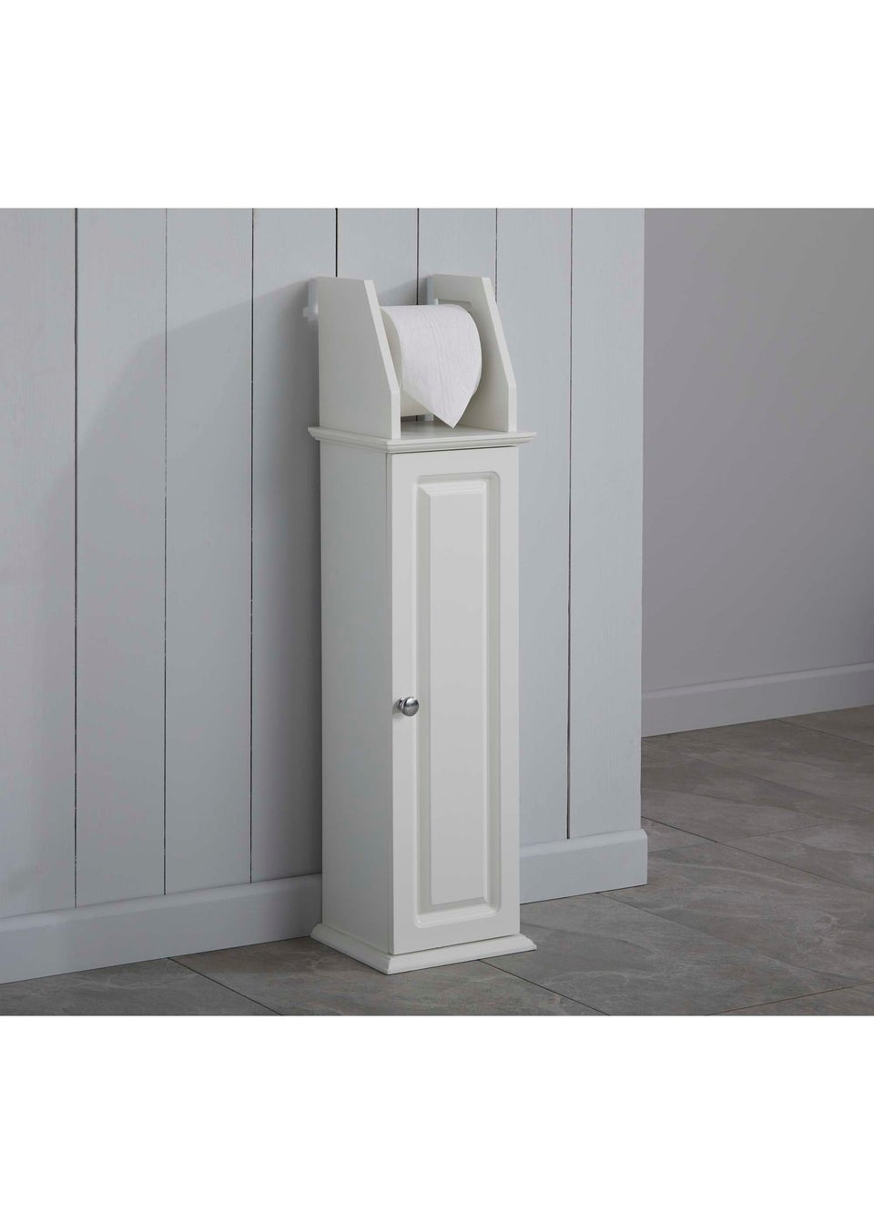 Lloyd Pascal White Chapparel Toilet Roll Holder Matalan