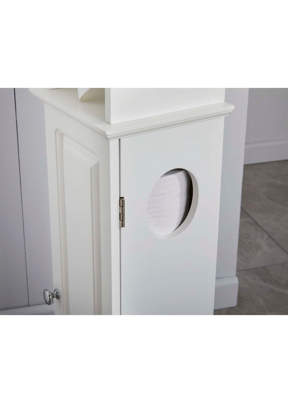 Lloyd Pascal White Chapparel Toilet Roll Holder Matalan