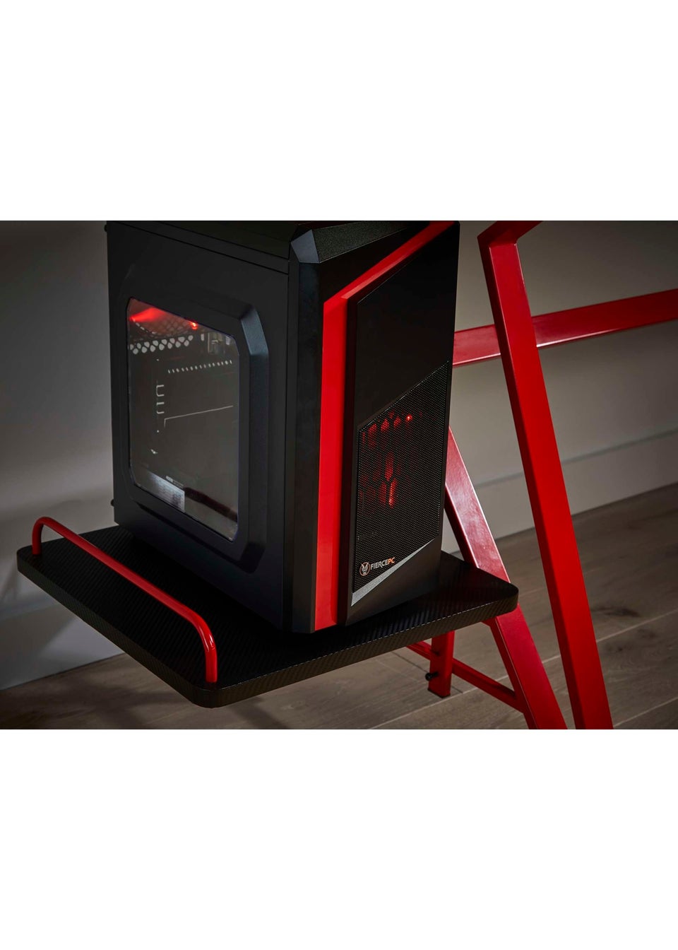 Lloyd Pascal Black/Red Dainton Desk