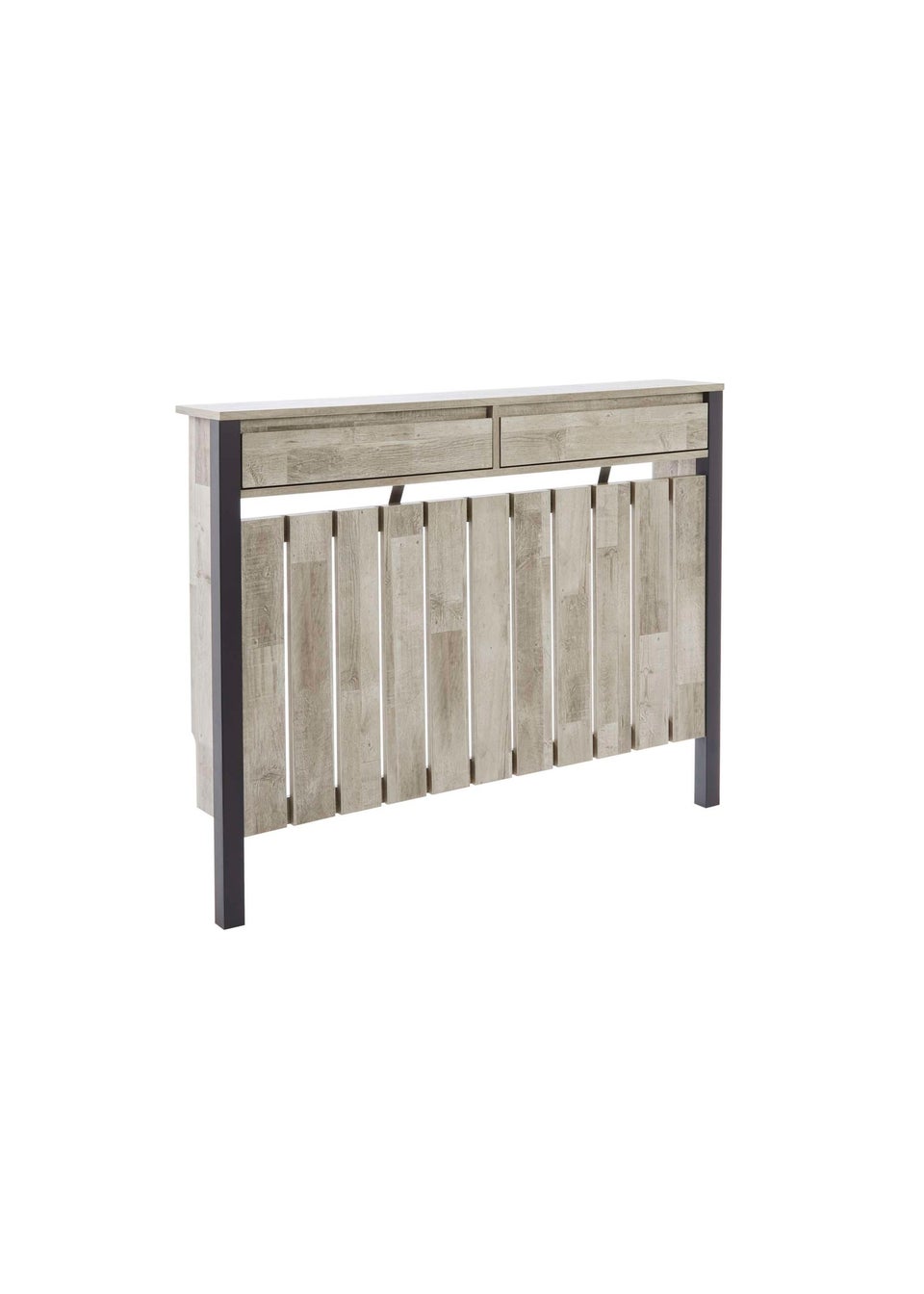 Lloyd Pascal Grey Madley Radiator Cover with 2 Drawers