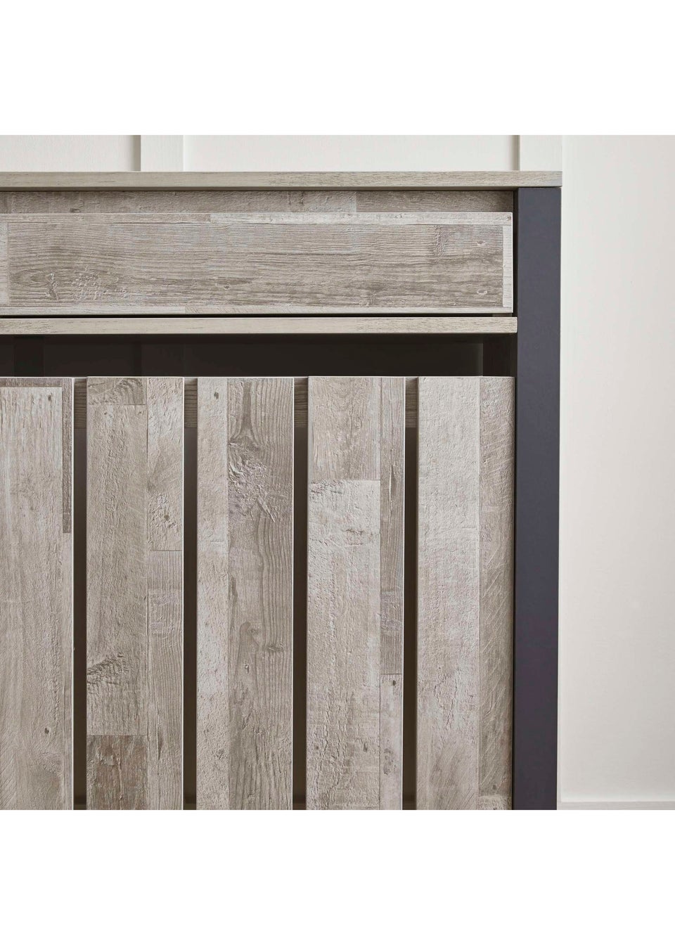 Lloyd Pascal Grey Madley Radiator Cover with 2 Drawers