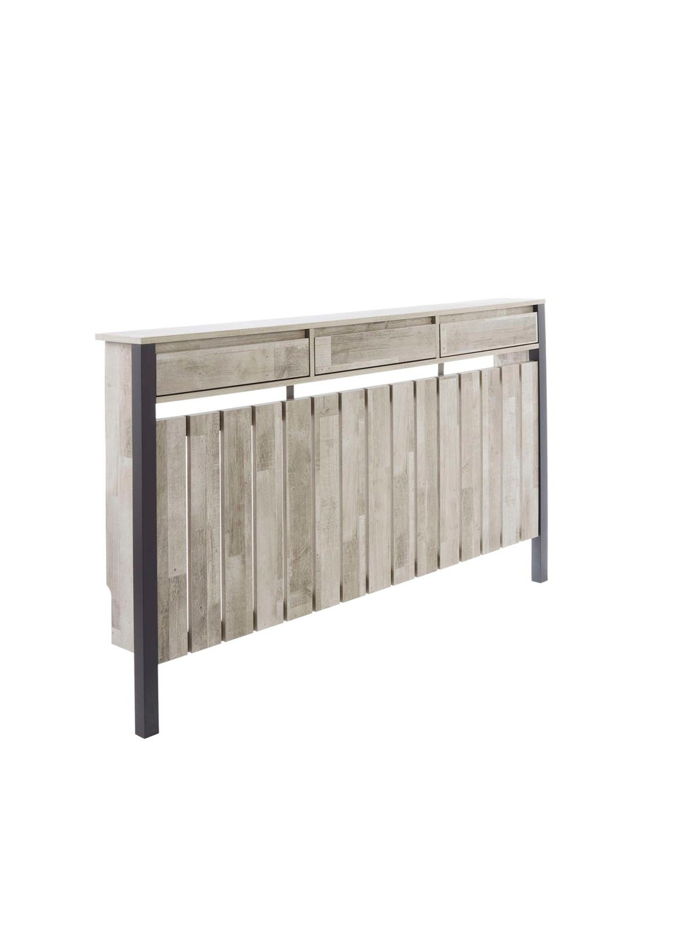 Lloyd Pascal Grey Madley Radiator Cover with 3 Drawers