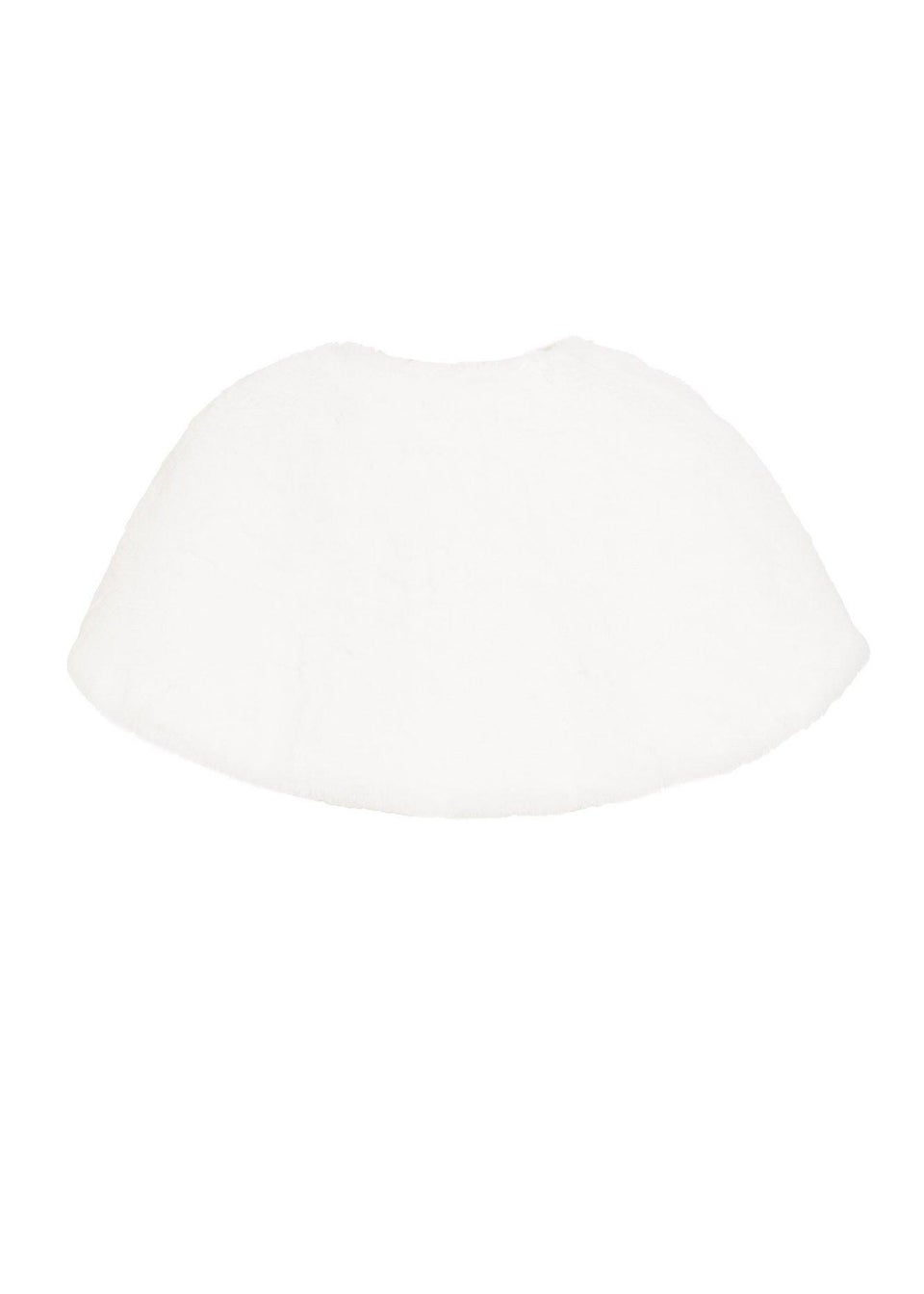 Quiz White Faux Fur Wrap