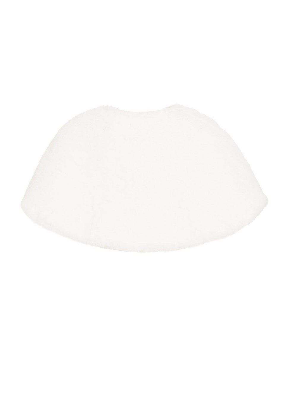 Quiz White Faux Fur Wrap