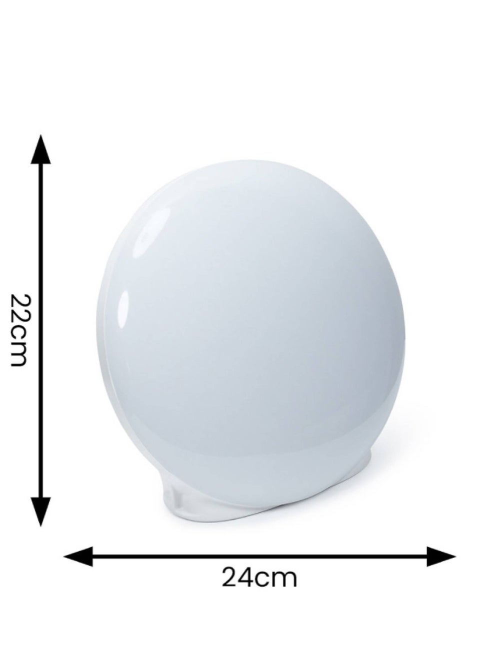 ValueLights White Daylight Wellness Therapy SAD Lamp (22cm x 24cm x 13cm)