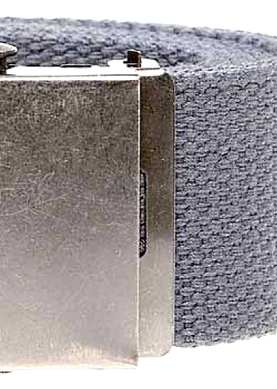 Duke Charcoal Kingsize Edward Plain Webbing Belt