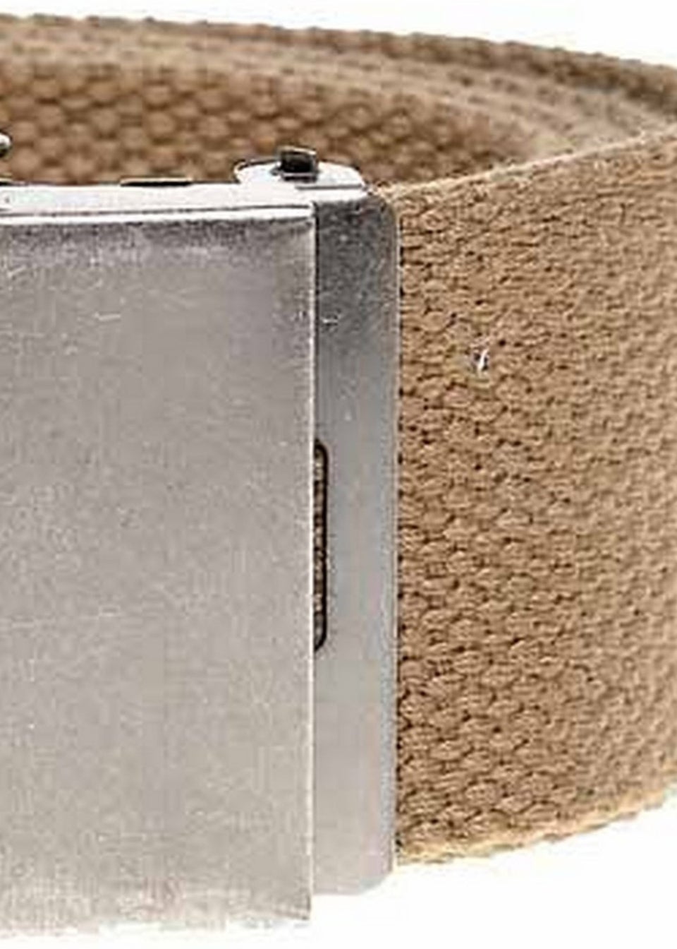 Duke Khaki Kingsize Edward Plain Webbing Belt