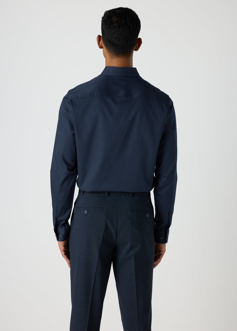 Taylor & Wright Navy Regular Fit Shirt
