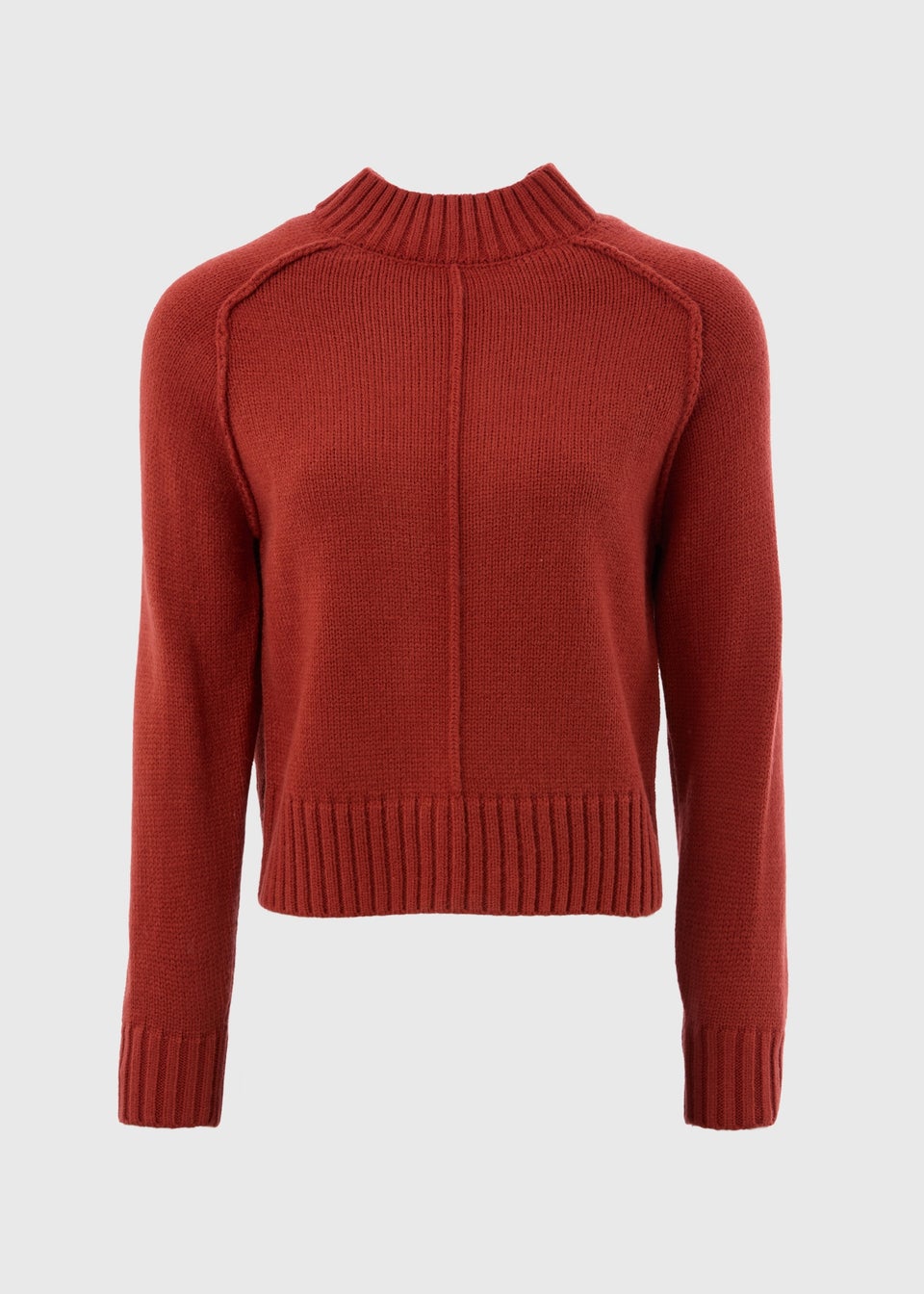 Rust Seam Knitted Jumper Matalan