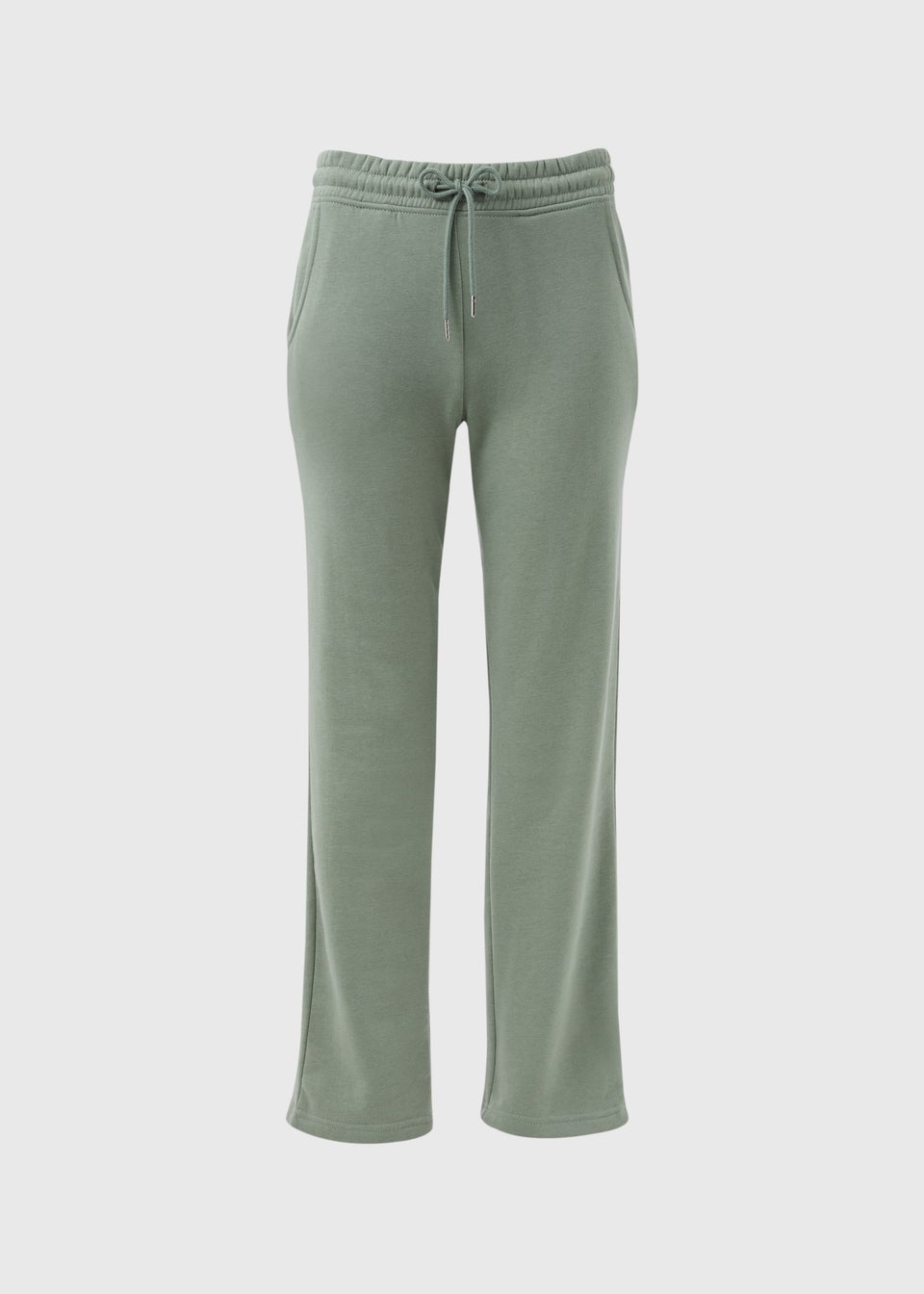 Khaki Straight Jogging Bottoms Matalan