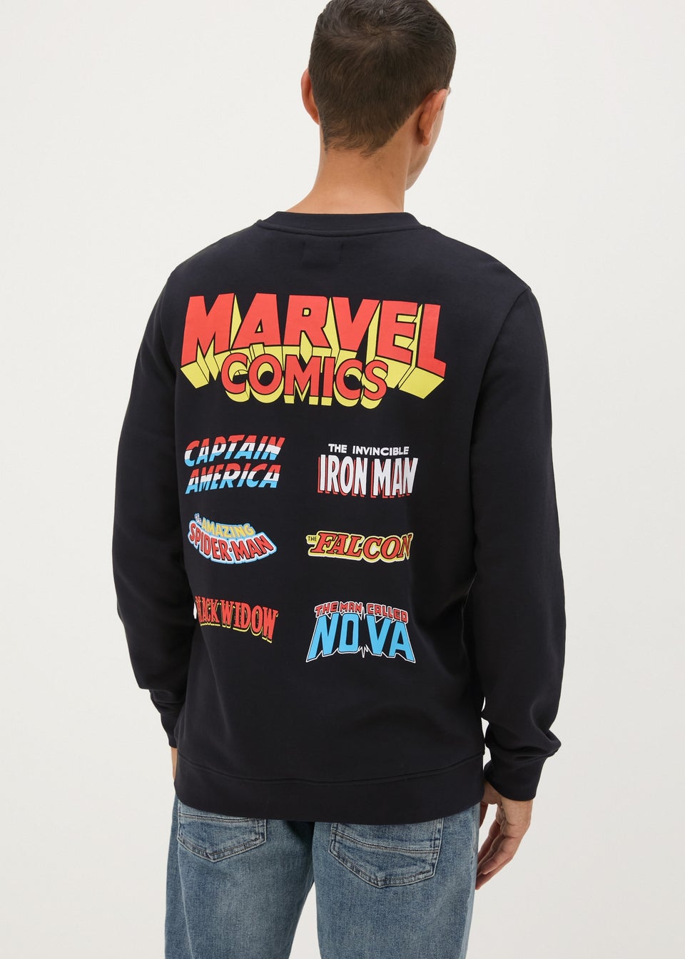 Black marvel sweatshirt new arrivals