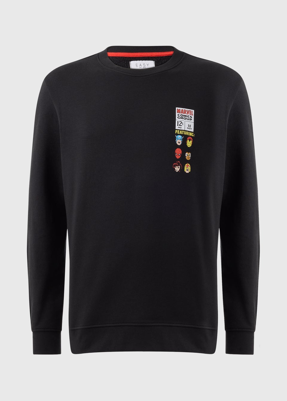 Black Marvel Sweatshirt Matalan