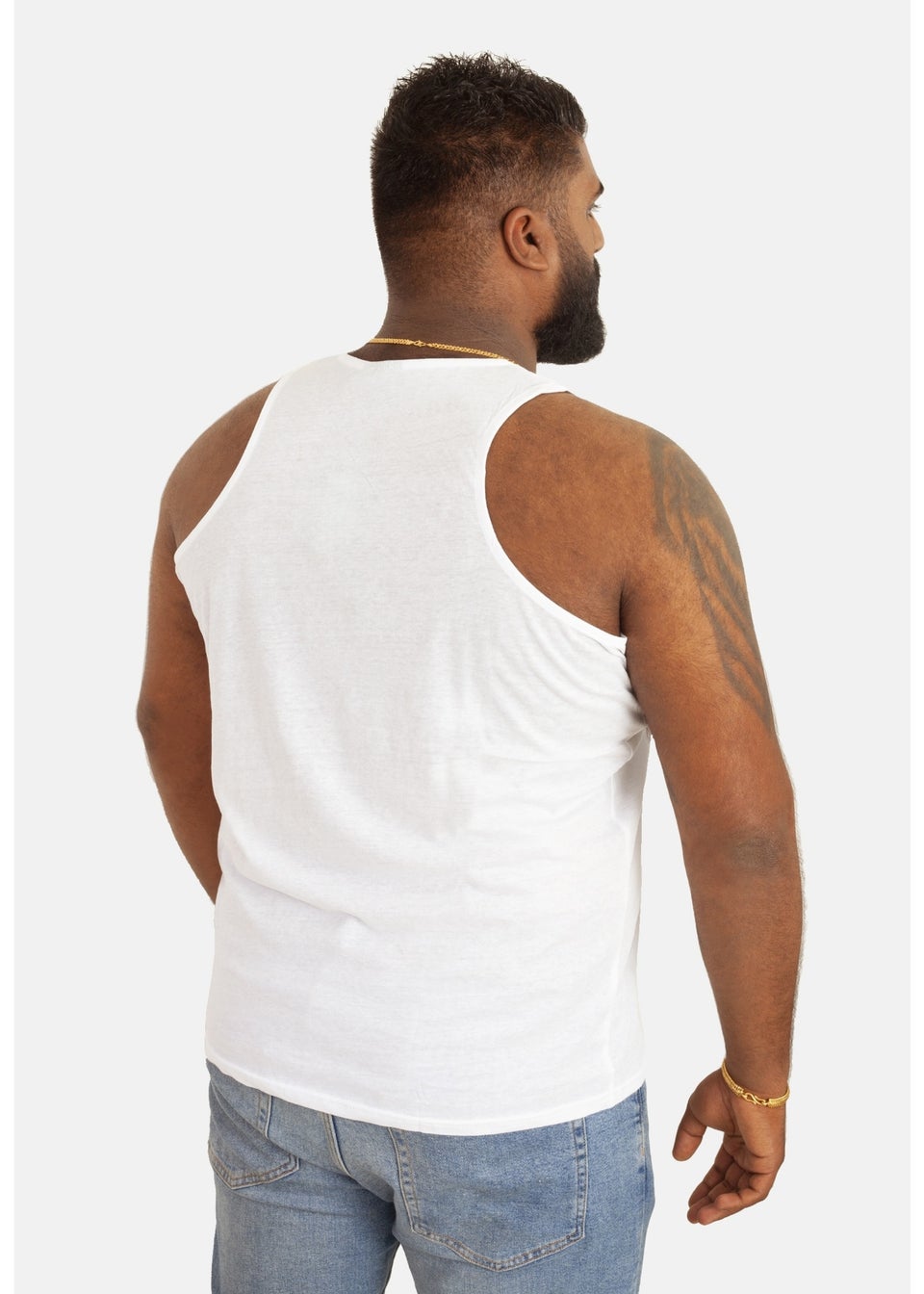 Duke White Fabio-1 Muscle Vest