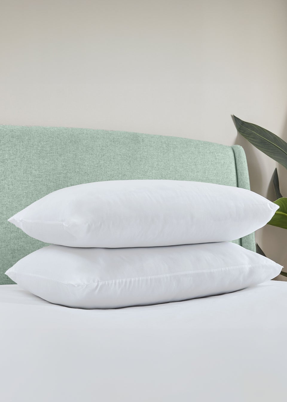 Catherine Lansfield Anti Allergy Hollowfibre Pillow Pair